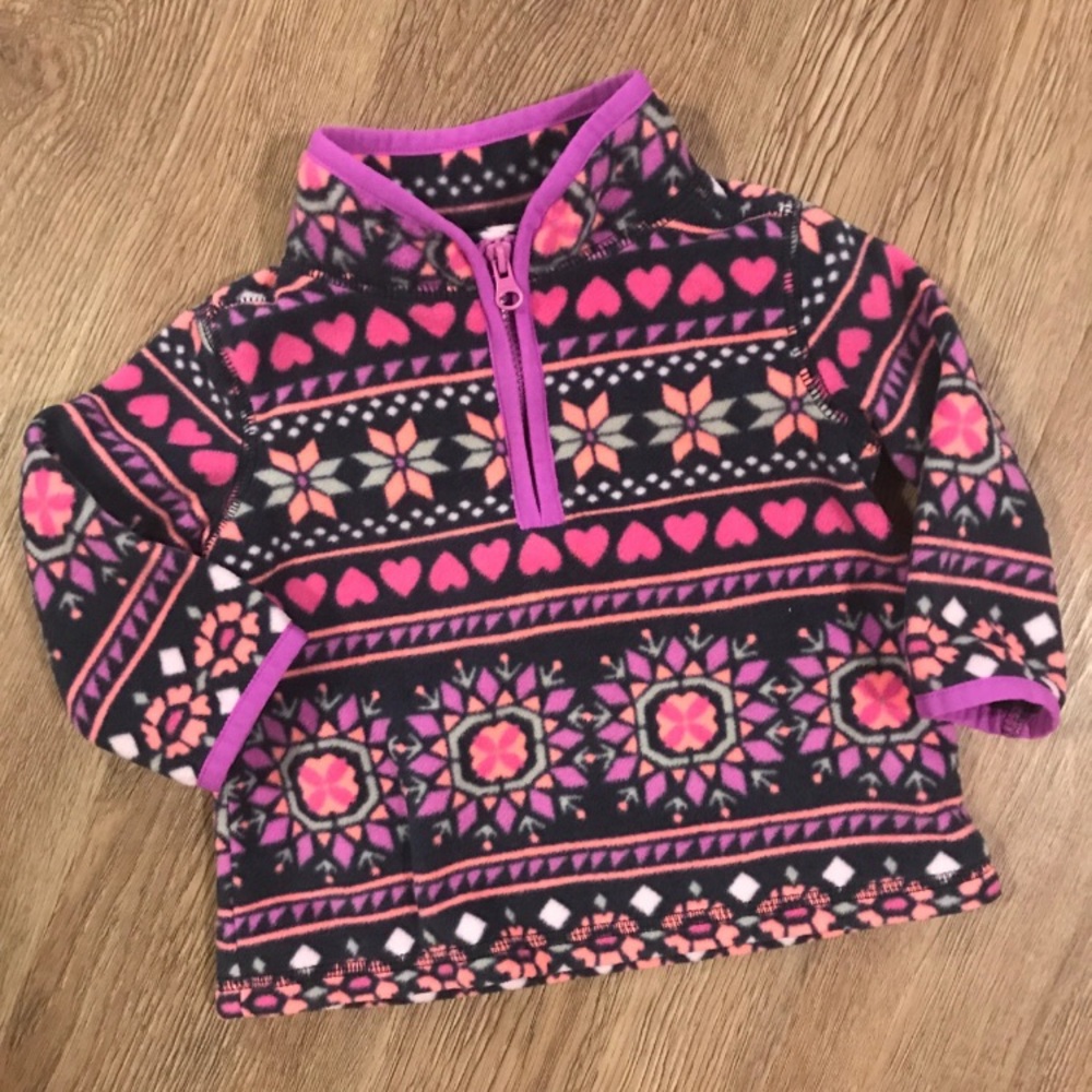 Oshkosh Fleece Pullover. Size 12 Mo